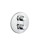 Grohe 19255000 Parte Esterna Miscelatore Termostatico Grohtherm 19255, Cromo