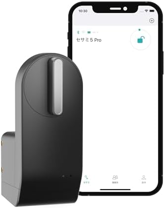 （05:30時点） 【最上位モデル】キャンディハウス(CANDY HOUSE) スマートロック SESAME ５Pro 100万回でも壊れないブラシレスモーター搭載 静音 玄関 オートロック 鍵 スマホで操作 Alexa Google Home AppleWatch 遠隔対応 工事不要 取付カンタン 防犯対策 後付け