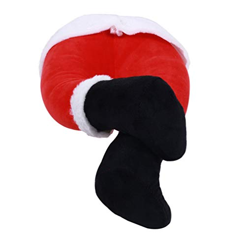 Christmas Santa Claus Legs: Stuffed Legs Christmas Tree Stuck Tree