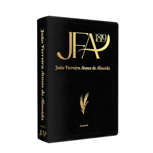 BÍBLIA JFA 1819 STANDARD CAPA LUXO PRETA