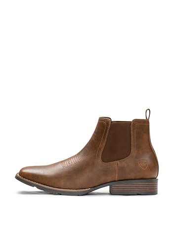 iuv cowboy boots for men ankle boots western boot casual dress slip on chelsea men