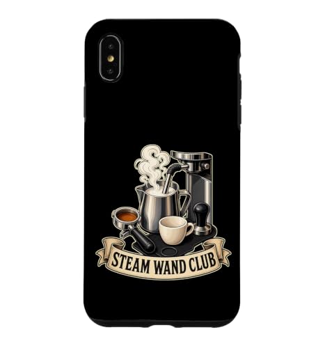 STEAM WAND CLUB �G�X�v���b�\�A�[�g �X�`�[�������h�V�[�� �R�[�q�[���D�� �o���X�^���K �X�}�z�P�[�X iPhone XS Max �p