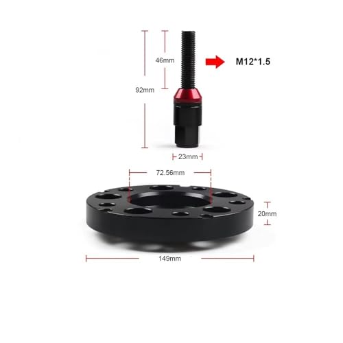 Entretoise roue 5x120 cale de centrage 72.56 mm E46 E36 - 4