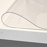 Airtech - Protector de mesa de PVC transparente de 2 mm, PVC lavable (120 x 60 cm)