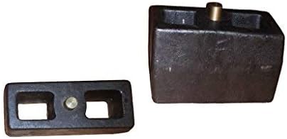 QSA 1 Set of Cast Iron 5" TAPERED Lift Blocks. Compatible with Toyota Tacoma Tundra Dodge RAM Dakota Nissan Chevrolet Silverado GMC Sierra