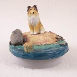 Conversation Concepts Miniature Sheltie Sable Candle Topper Tiny One 