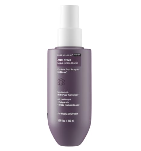 Bare Anatomy Expert Anti-Frizz Leave-In Conditioner For Smooth Shiny & Great-Smelling Hair Tames Frizz For Upto 24 Hours And Controls Damage With Hyaluronic & Fatty Acids 150 Ml