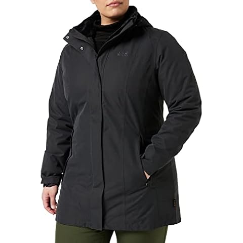 Jack Wolfskin Damen Madison Avenue Coat Mantel, Grau (phantom), M Cover