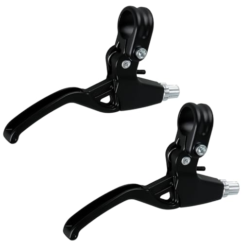 Bojueahaw 1 Pair Bicycle Brake Levers,Aluminum Alloy Brake Lever Brake Handle,2.2cm Universal Bike Bicycles Brake Handle for Most Bicycles Mountain Road Bike