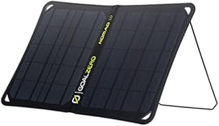 Goal Zero Nomad 10, Foldable Monocrystalline 10 Watt Solar Panel with USB Port, Portable Solar Panel Backpacking, Hiking and Travel. Lightweight Backpack Solar Panel Charger with Adjustable Kickstand