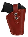 Barsony Burgundy Leather Belt Clip Holster for Kimber Ultra ...