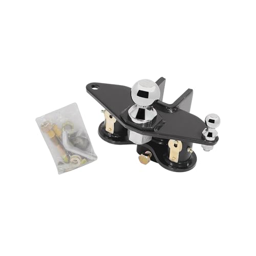 REESE 58442 Replacement Part, RB & RB3, Weight Distributing Bolt-Together Head w/2-5/16 Inch Dia. Chrome Hitch Ball, Sway Control Ball & Mounting Hardware