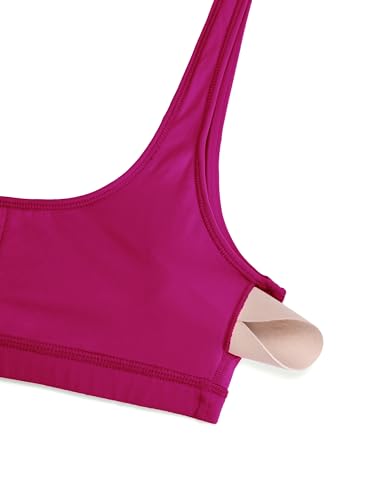Image of CRZ YOGA Butterluxe Mini Sports Bras | Light Support, Removable Pads, Yoga, Extremely Soft, U Back, Scoop Neck, for Women