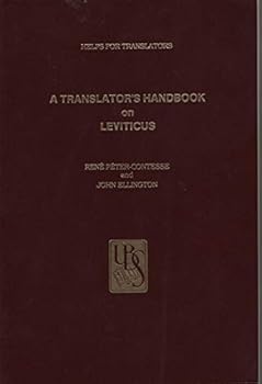 Paperback A Translator's Handbook on Leviticus/Leatherette (UBS HELPS FOR TRANSLATORS) Book