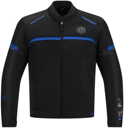 ILM Motorcycle Riding Jacket with Mesh CE Armor and Detachable Thermal Liner Dual Sport All Season for Men Model JAM1