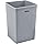 Global Industrial Square Recycling Trash Can, 35 Gallon, Blue