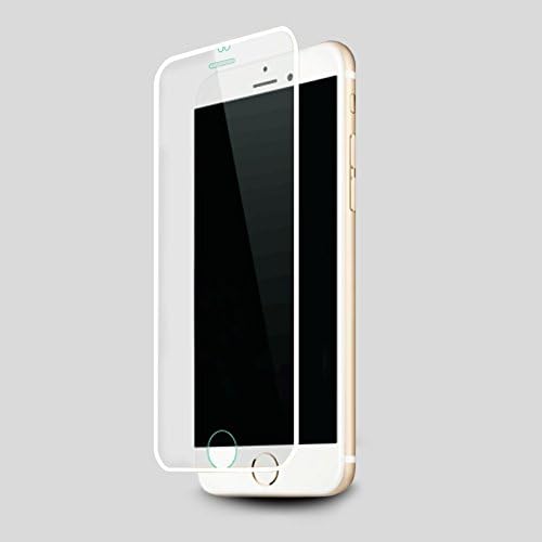 iPhone 6S Plus Screen Protector / 6 Plus - JOTO Full Screen Tempered Glass Screen Protector Film, Edge to Edge Screen Film Guard Saver for Apple iPhone 6S Plus / 6 Plus 5.5-Inch (1 Pack, Clear/White)