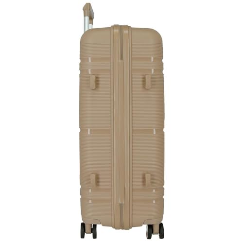 Medium Suitcase, Beige, One Size2