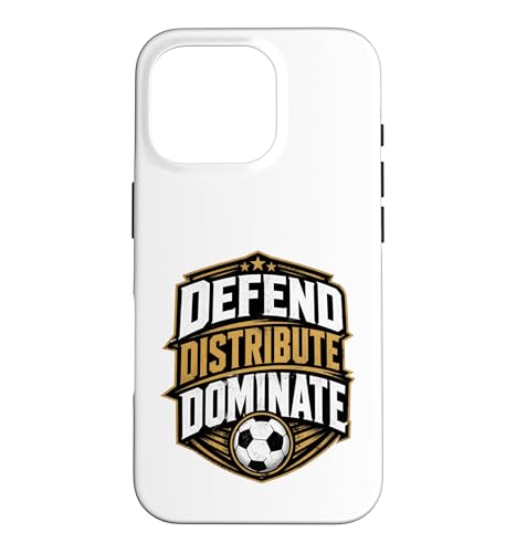 Football Collection Soccer Defend Distribute Dominate �X�}�z�P�[�X iPhone 16 Pro �p