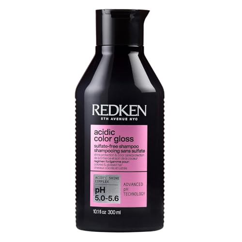 Redken Acidic Color Gloss Sulfate-Free Shampoo - Protects Vibrancy, Salon-Grade Hair Shine, For Color-Treated Hair, 10.1 Fl Oz