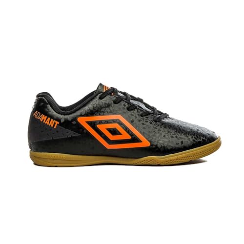 Chuteira Futsal Umbro Adamant Jr Preto/laranja/furtacor U07fb081-160-29