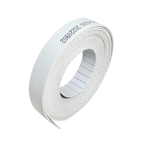 Courroie plate en polyuréthane P2 blanche de 25mm renforcée acier 5M