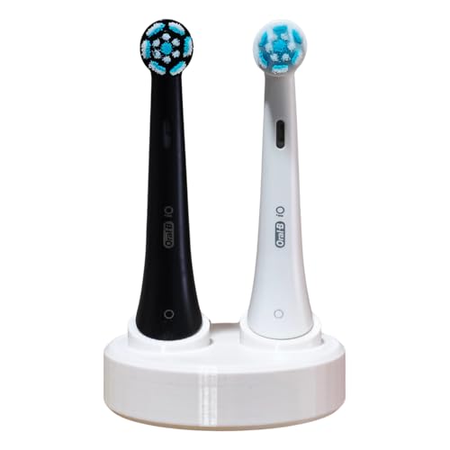 Toothbrush Head Holder for Oral-B iO | Oral B Holder for Heads | Electric Tooth Brush Head Organizer Compatible for Oral io Desktop Storage Washstand (White)
