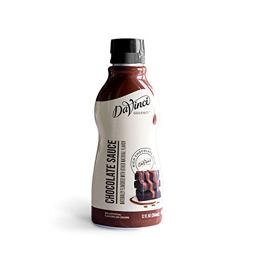 Image of DaVinci Gourmet Chocolate Sauce Squeeze Bottle, 12 Fl Oz