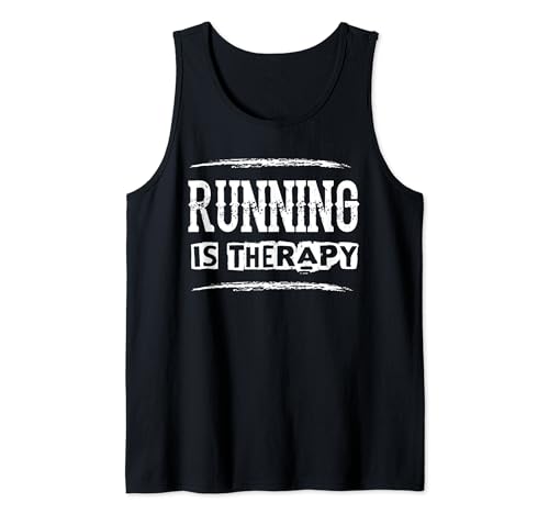 Running Is Therapy - Maglietta divertente con scritta "Runner Say" Canotta
