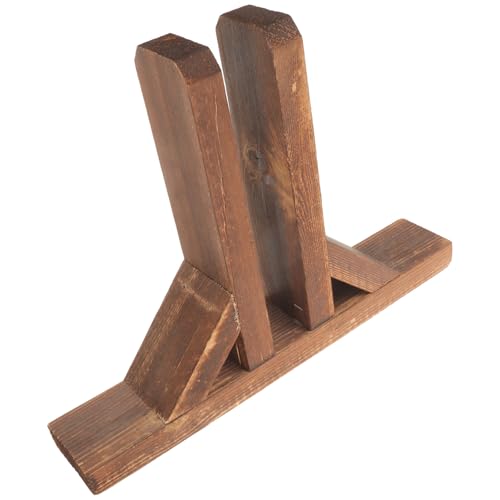 Soporte divisor de madera maciza para evitar caidas de mamparas de habitacion