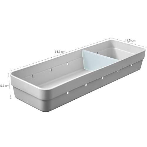 Organizador de Gavetas Quarto Organizador de Maquiagem Biju Porta Treco Multiuso Branco