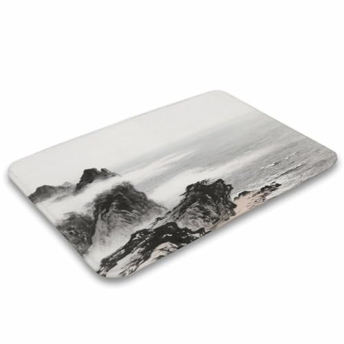 Alfombras de baño suaves y absorbentes para suelo de ducha 5