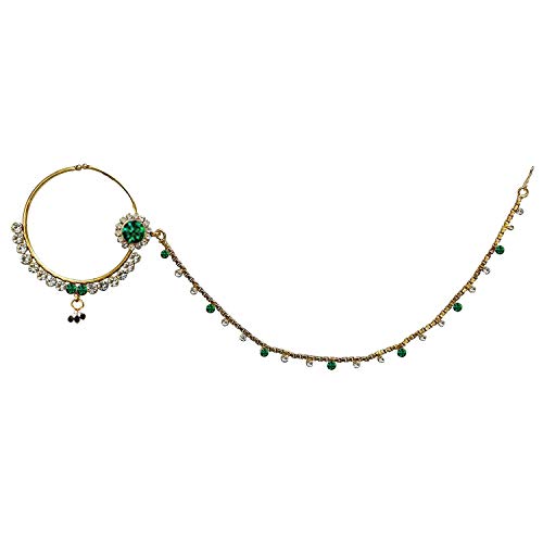 Image of Lucky Jewellery Designer Gold Plated Dulhan Bridal Jewelry Set 8 Pcs. for Girls & Women (3600-WZK-PARENT)