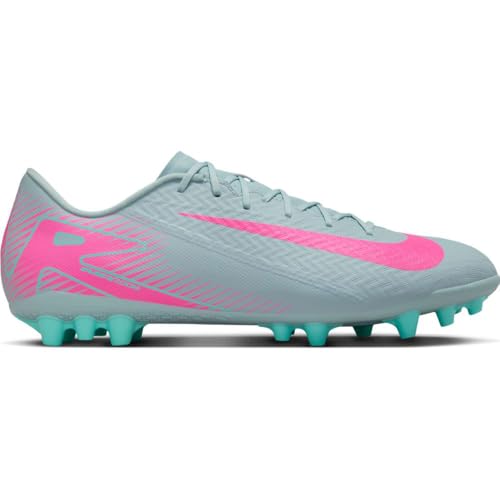 Nike Mercurial Vapor 16 Academy AG Low-Top Soccer Cleats (FQ8364-301, Ocean Cube/Pink Blast)