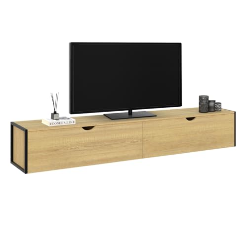 IDMarket - Mueble para TV (180 cm, colgante Detroit 2 puertas, di...