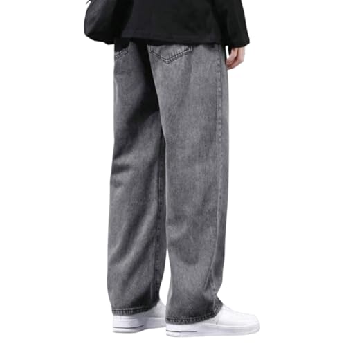 Image of Men Jeans || Baggy Fit Jean's for Man || Loose Fit High Rise Denim || Non Stretchable Casual Wear Jean,s || Dance Rap Rapping Style Pant for Men || Denim Cotton Jeans