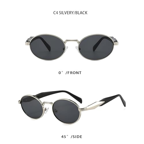 Image of IFLASH Trendy Oval Sunglasses for Women, Stylish Sun Glasses with UV400 Protection, Fashion Accessories Gift