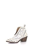 Corral Ld White Studs Bootie J Toe ,Size 7.5