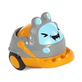 Les premiers mini-véhicules créés comme s’ils étaient dessiné par des enfants. Voiture en forme de balle, très simple d'utilisation et adaptée à la main des tout-petits
