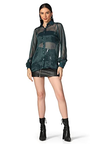 Image of GRECIILOOKS Shirt for Women | Women Shirt | Long Shirt for Women | Shirt Tops for Women | Oversized Shirt for Women
