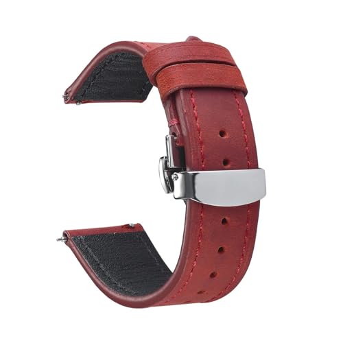 HMFang NCW[z[X {vrvoh 18mm 19mm 20mm 21mm 22mm 24mm gvXgbv o^tCobN Xgoh(Red,24mm)