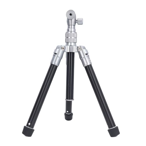 Treppiede per Telefono da 54 Pollici Supporto per Professionale per Selfie Stick Regolazione in Altezza a 8 Sezioni con Testa di Rotazione a 360° Tutto alluminio