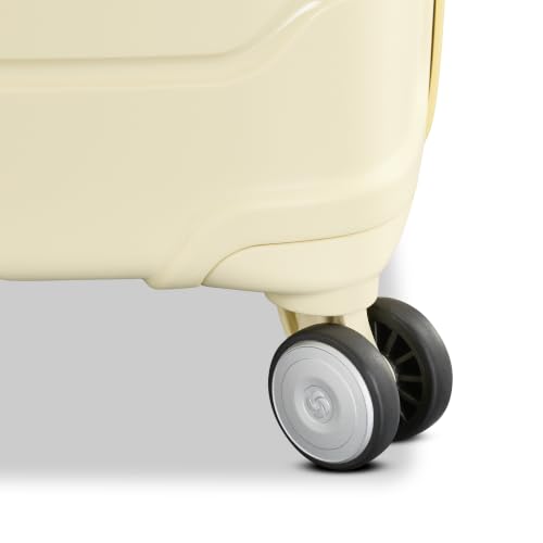 Image of Samsonite Freeform Hardside Carry-On Luggage with Spinner Wheels - Hardshell Suitcase - TSA, Airline-Approved - Expandable Hard Shell, Smooth Rolling Wheels for Lightweight Travel - Electric Yellow