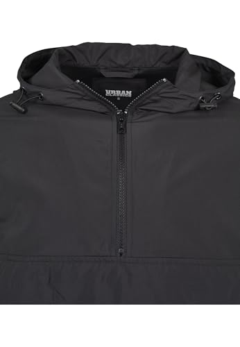 Foto von Urban Classics Herren Basic Pull Over Jacket Jacke, Schwarz, M EU