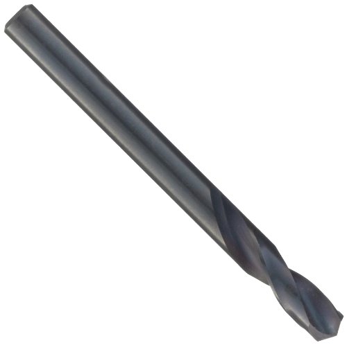 Precision Twist 4ASM High Speed Steel Short Length Drill Bit, Black Oxide Finish, Round Shank, Spiral Flute, 135 Degree Point Angle, 11.00mm (Pack of 6) #1