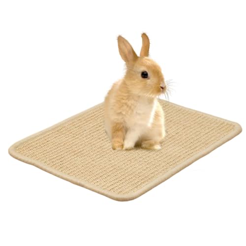 Jouets à mâcher naturels pour petits animaux avec fonction griffoir et litière