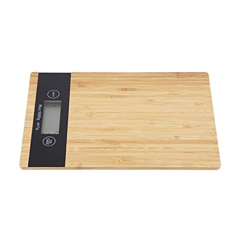 Kitchen Scales Digital Multi-Function Food Kitchen Scale Bamboo Led Display Electric Kitchen Weighing Food Scale #TOP3