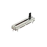 PTA3043-2010CIB503 - Potenciómetro lineal de 50 kOhm (B) de una sola panda, 50 kOhm, potenciómetro lineal para control de tono, 30 mm de viaje, eje de 10 mm, sin detector de centro.