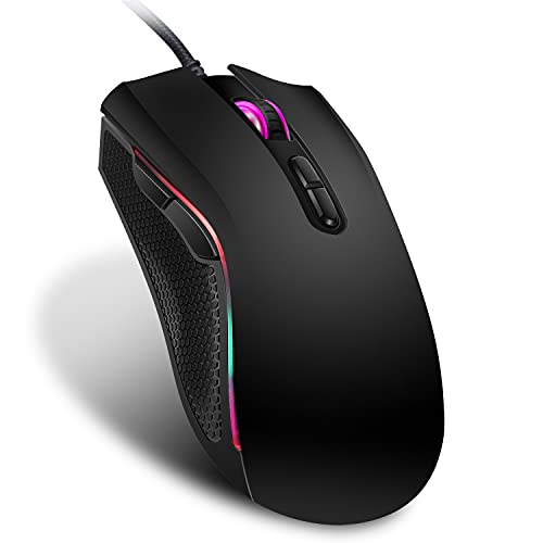 Silent Frosted Ergonomics 2400dpi Adjustment USB 6D Wired Optical Computer Gaming Mouse Mice for Computer PC Laptop for Dota 2
