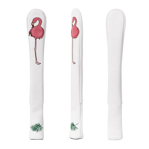 Craftsman Golf Flamingo White Alignment Stick Cover Case Holder